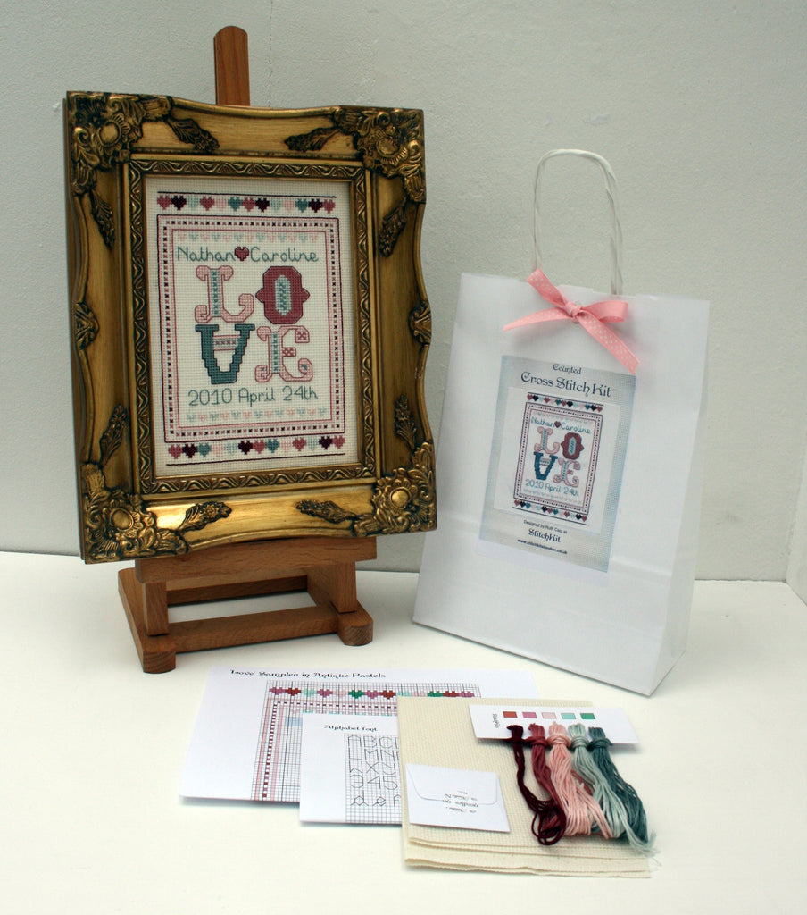 Wedding and Anniversary Sampler Cross Stitch Kit - StitchKits Crafts