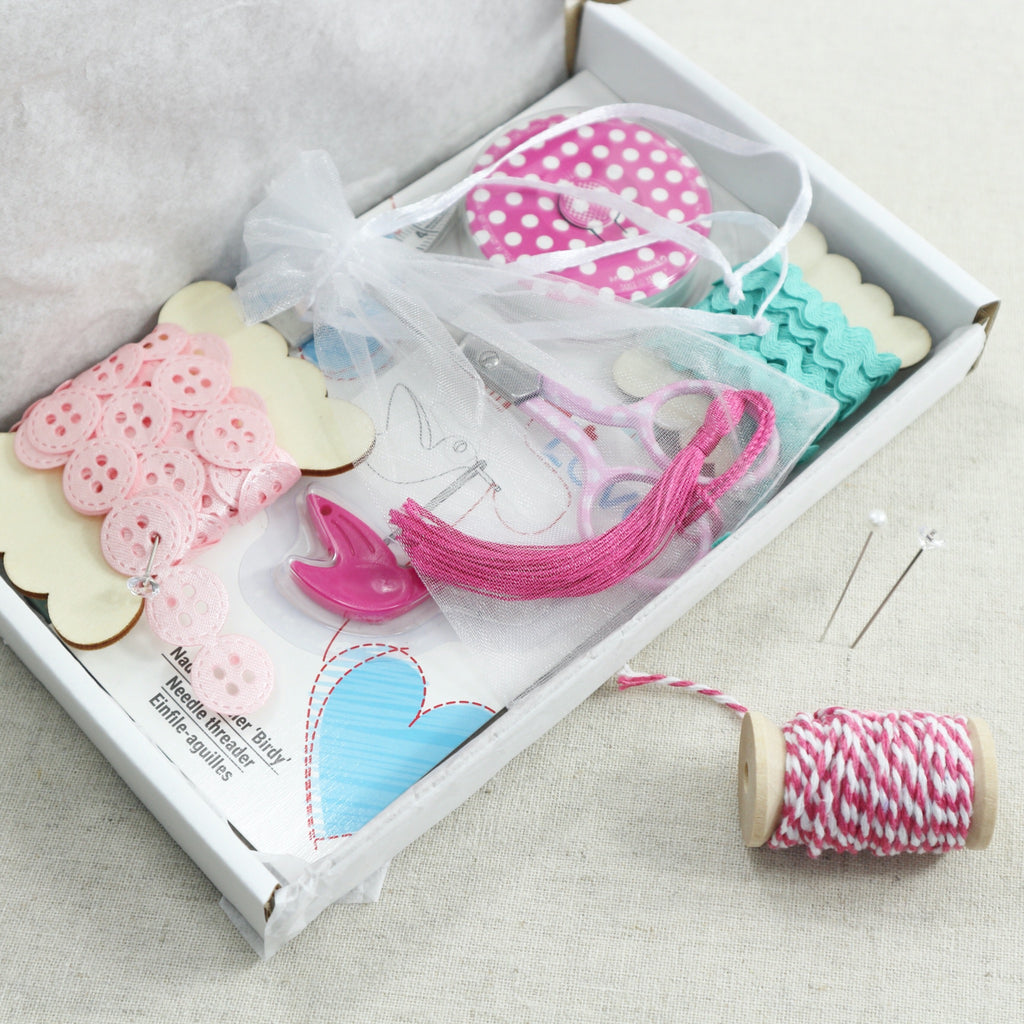 Gift set for crafter. modern haberdashery and notions.