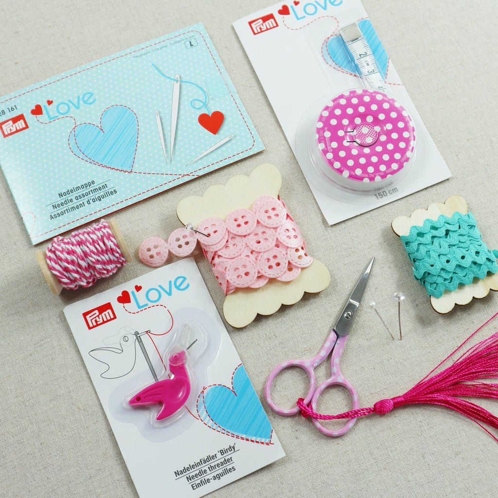 Haberdashery Gift Set. Sewing Tools and Trims. Christmas gift idea for crafters