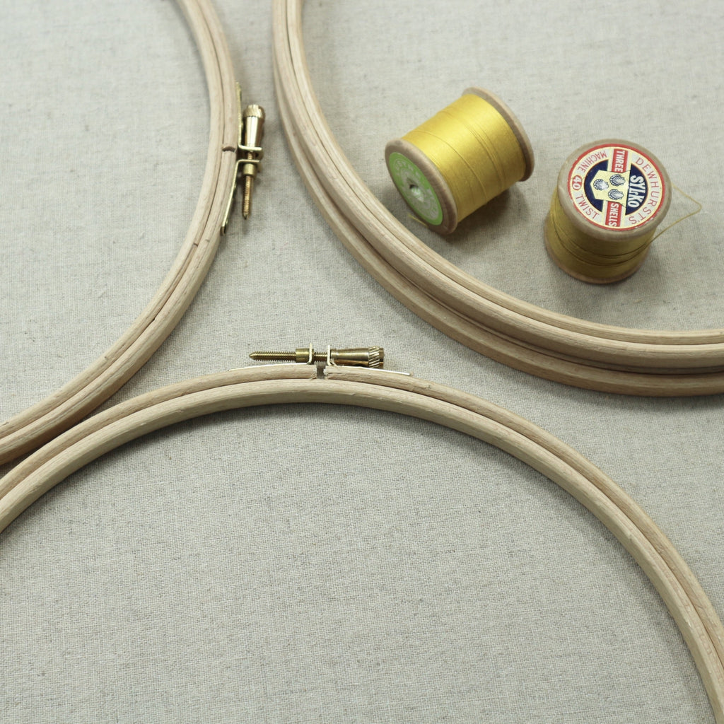 wooden 8 inch embroidery hoops