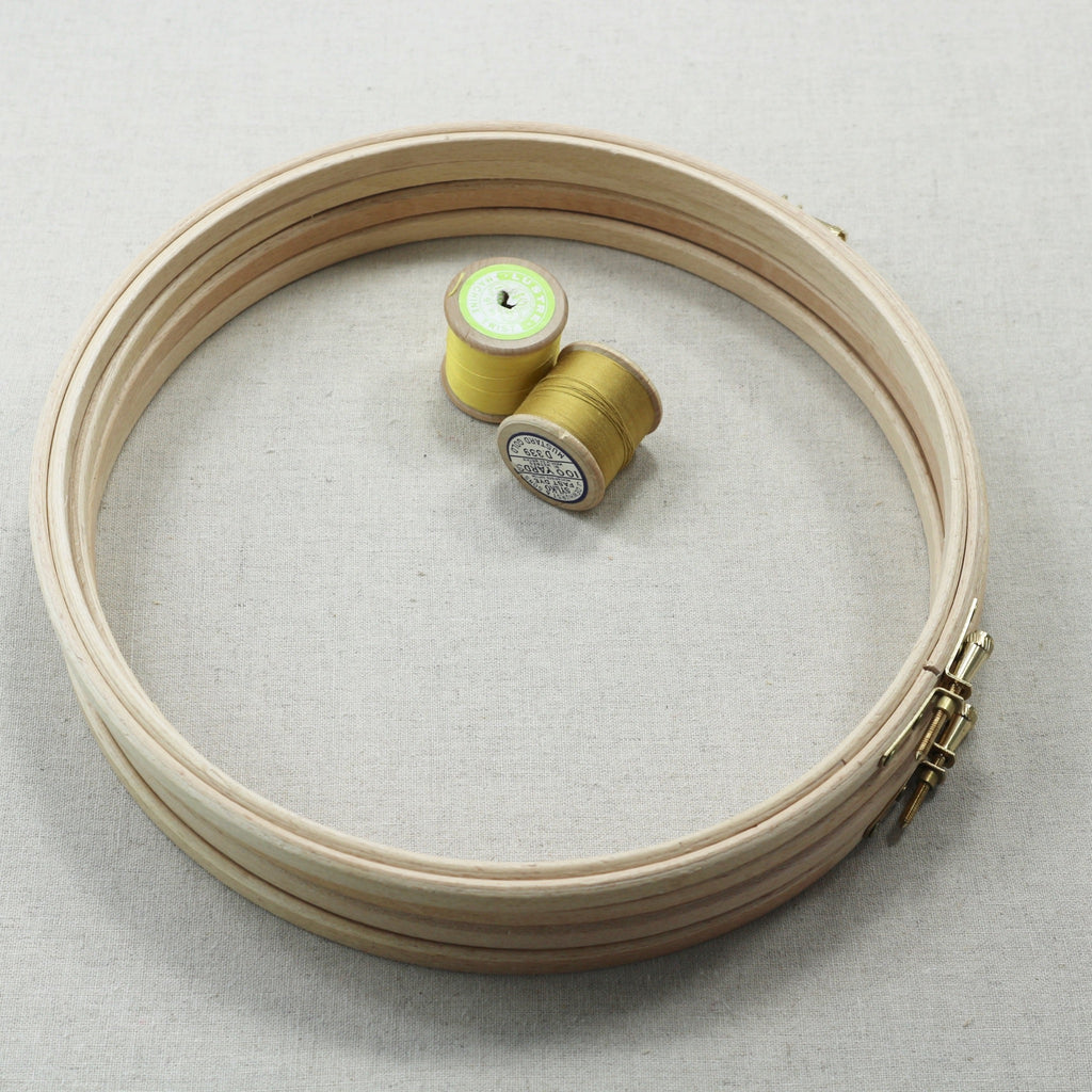 large elbesee wooden embroidery hoop