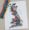 Beautiful Britain, Home Sweet Home Cross Stitch Kit - StitchKits Crafts