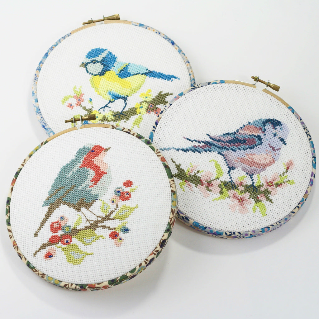 British Garden Birds Cross Stitch collection.