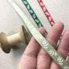 9mm green grosgrain ribbon Christmas crafts