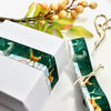Christmas gift wrapping ribbon with a woodland animal theme.