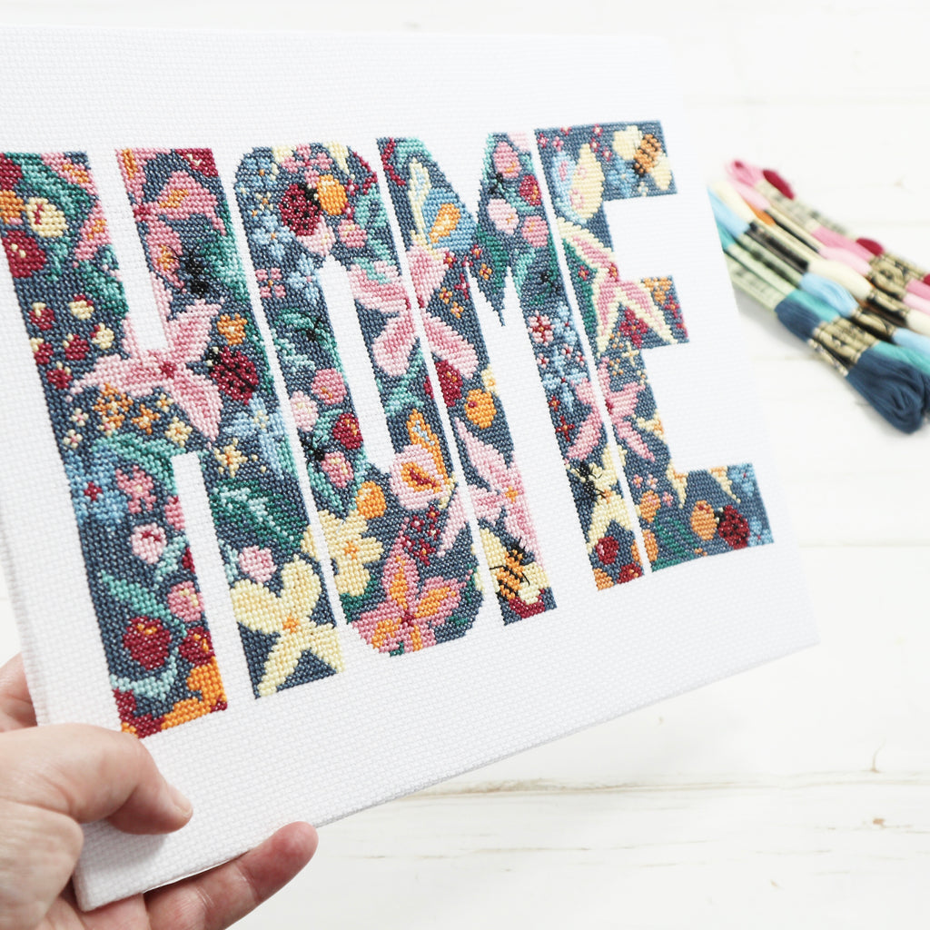 Modern embroidery cross stitch kit