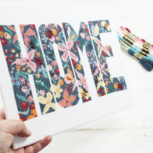Modern embroidery cross stitch kit