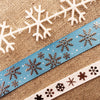 White Cutout Snow Flake Ribbon Collection - StitchKits Crafts