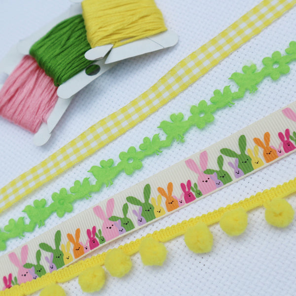 Easter Rabbit Ribbon Collection - StitchKits Crafts