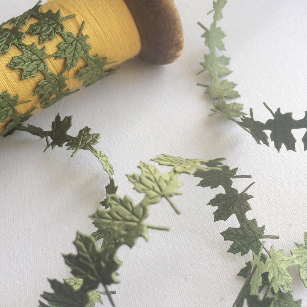 Maple Leaf Ribbon - StitchKits Crafts