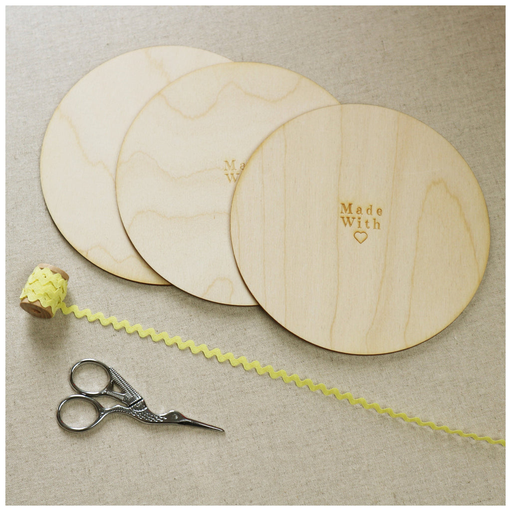 8 inch Wooden Backs - StitchKits Crafts