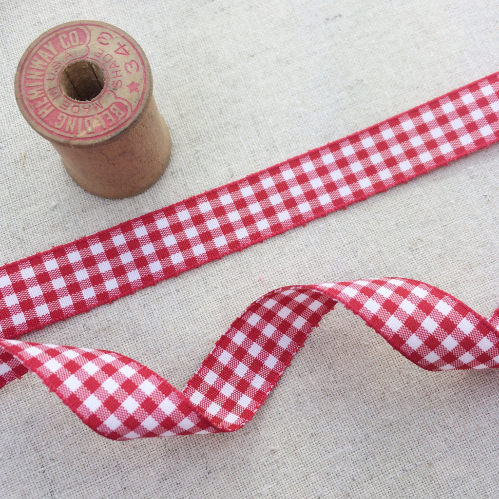 Reindeer and Red Plaid Ribbon Collection - StitchKits Crafts