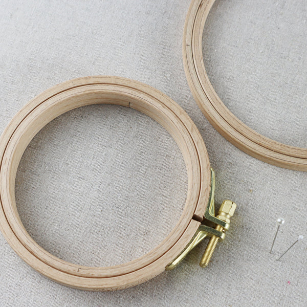 Size 1 Nurge Embroidery Hoop. Premium Beech 10cm Hoop . - StitchKits Crafts