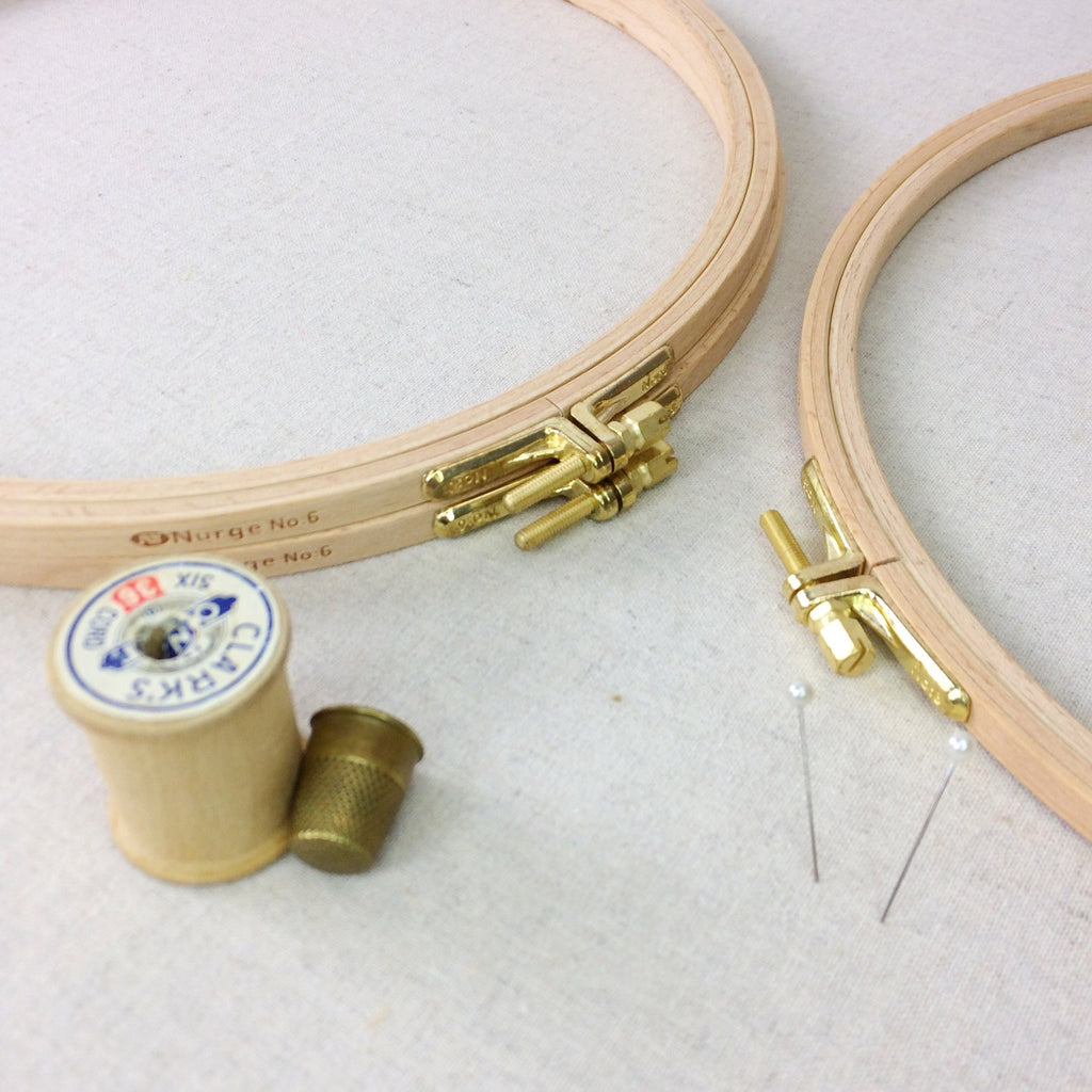 Size 6 Nurge Hoop. 25cm Premium Beech Embroidery Hoop - StitchKits Crafts