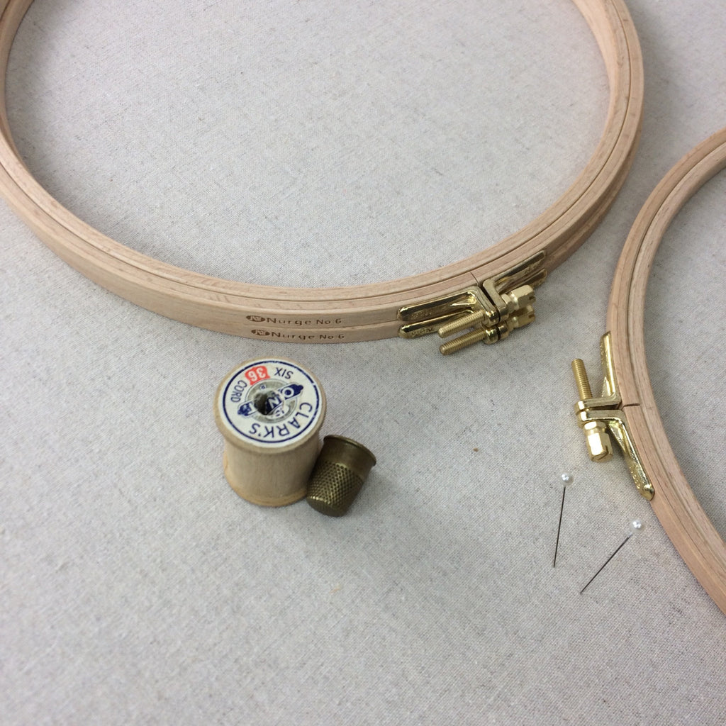 Size 6 Nurge Hoop. 25cm Premium Beech Embroidery Hoop - StitchKits Crafts