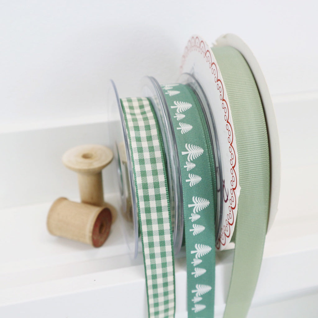 Forest Green Ribbon Collection - StitchKits Crafts