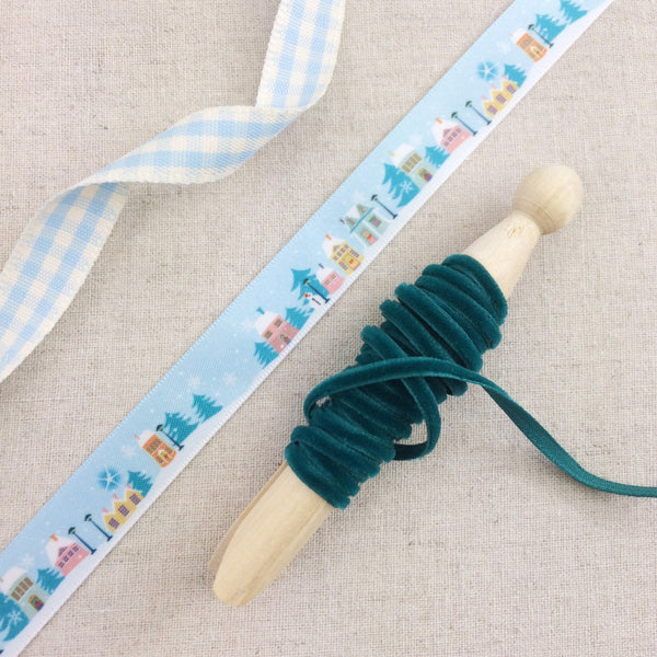Snowy Day Village Ribbon Collection - StitchKits Crafts
