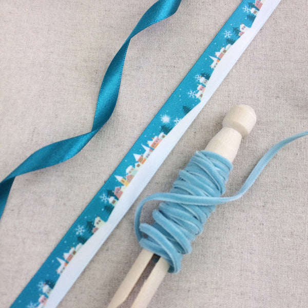 Snowy Night, Village Ribbon Collection. - StitchKits Crafts