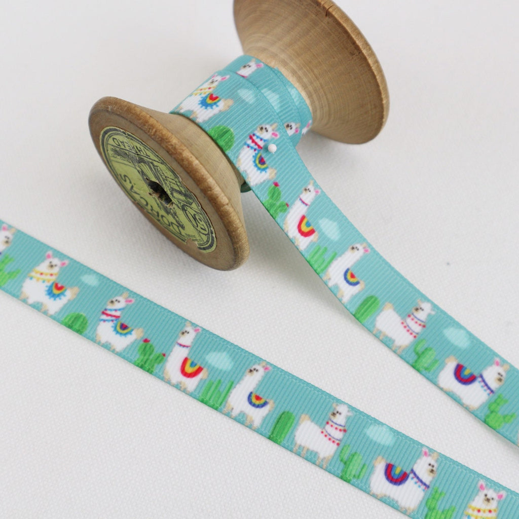 Neon Llama Party Ribbon Collection - StitchKits Crafts
