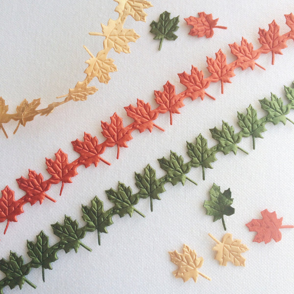 Maple Leaf Ribbon - StitchKits Crafts