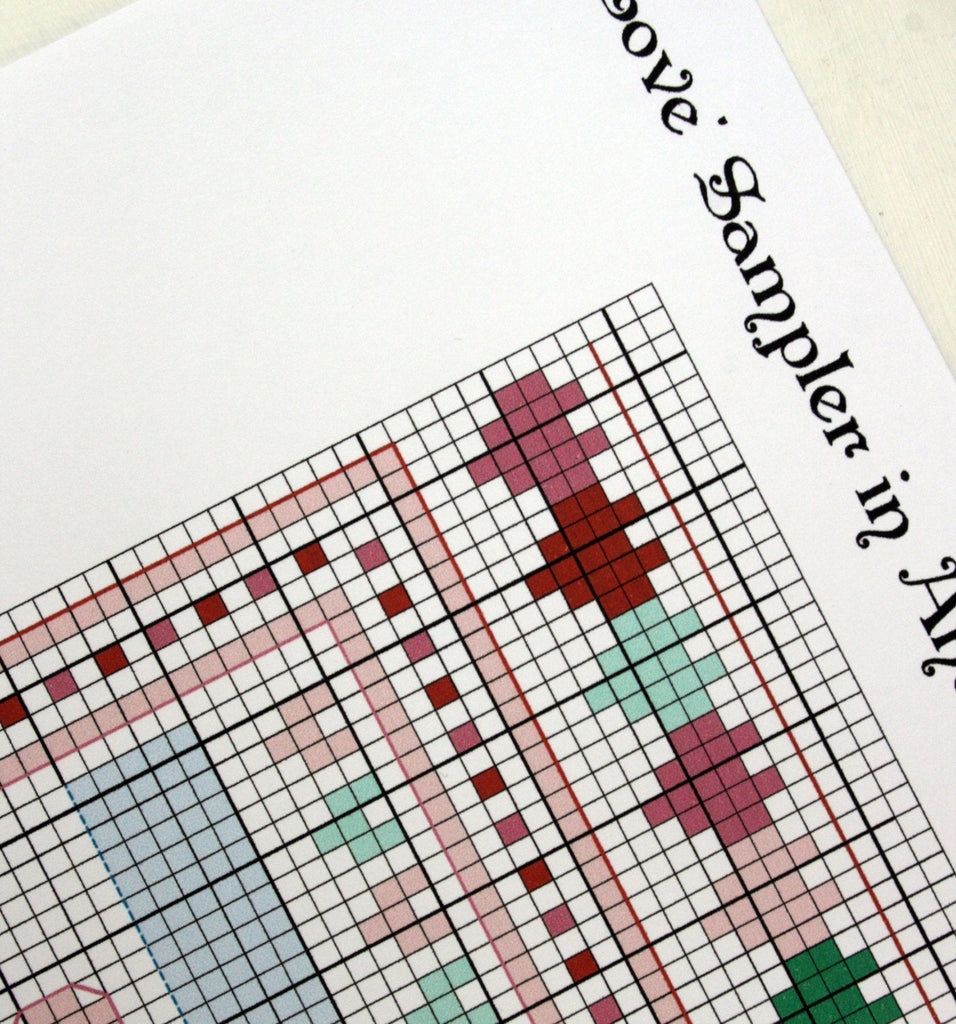 Wedding and Anniversary Sampler Cross Stitch Kit - StitchKits Crafts