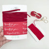 luxury, red gift wrapping ribbons