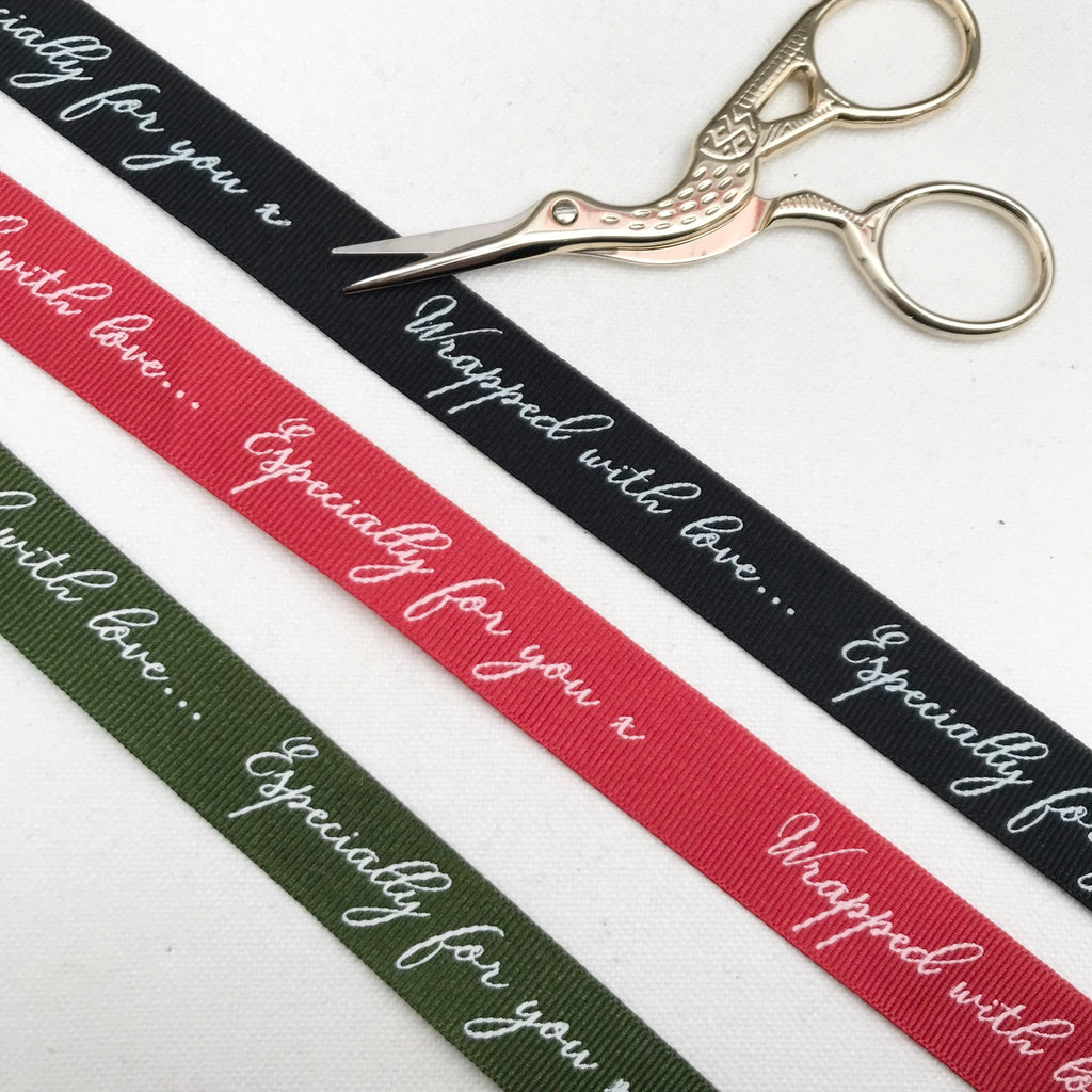 Especially for you, Wrapped with love, ribbon