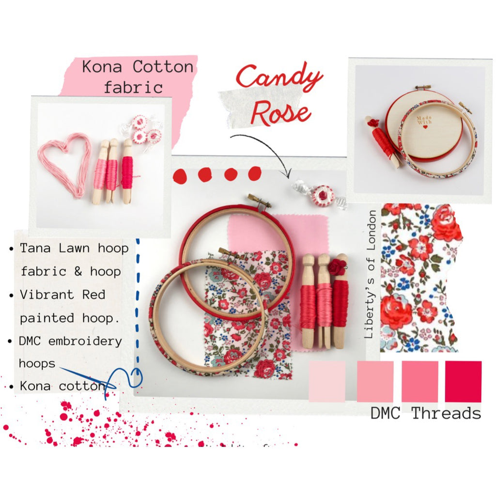 Candy Rose Valentines Inspiration board.