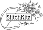 StitchKits Crafts - Inspirational Embroidery Hoops, Beautiful Ribbons and Modern Cross Stitch