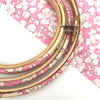 stitchkits crafts pink embroidery hoops