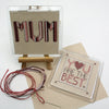 Mum Cross Stitch Coaster Kits - StitchKits Crafts