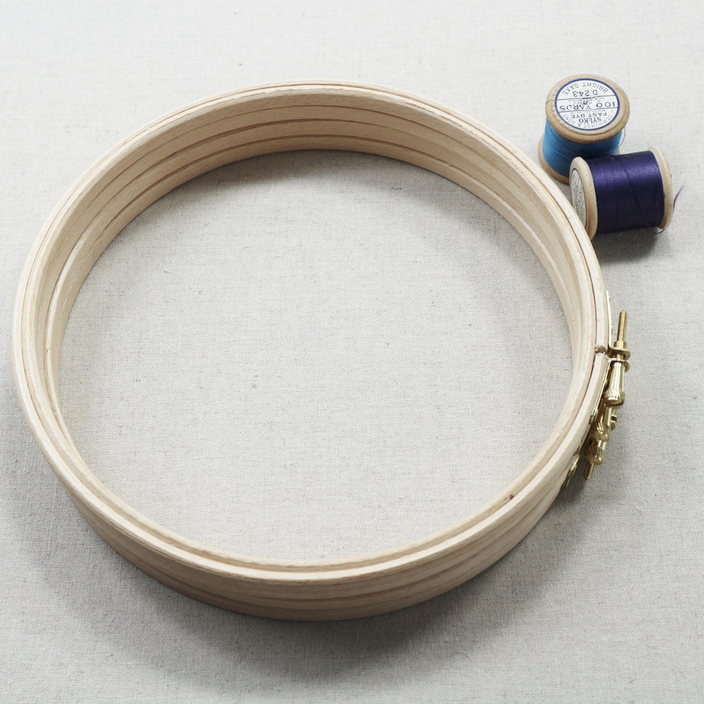 beech embroidery hoops made in the UK