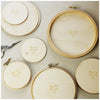 wooden hoop butts from embroidery hoops