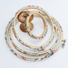 covered embroidery hoops - StitchKits Crafts