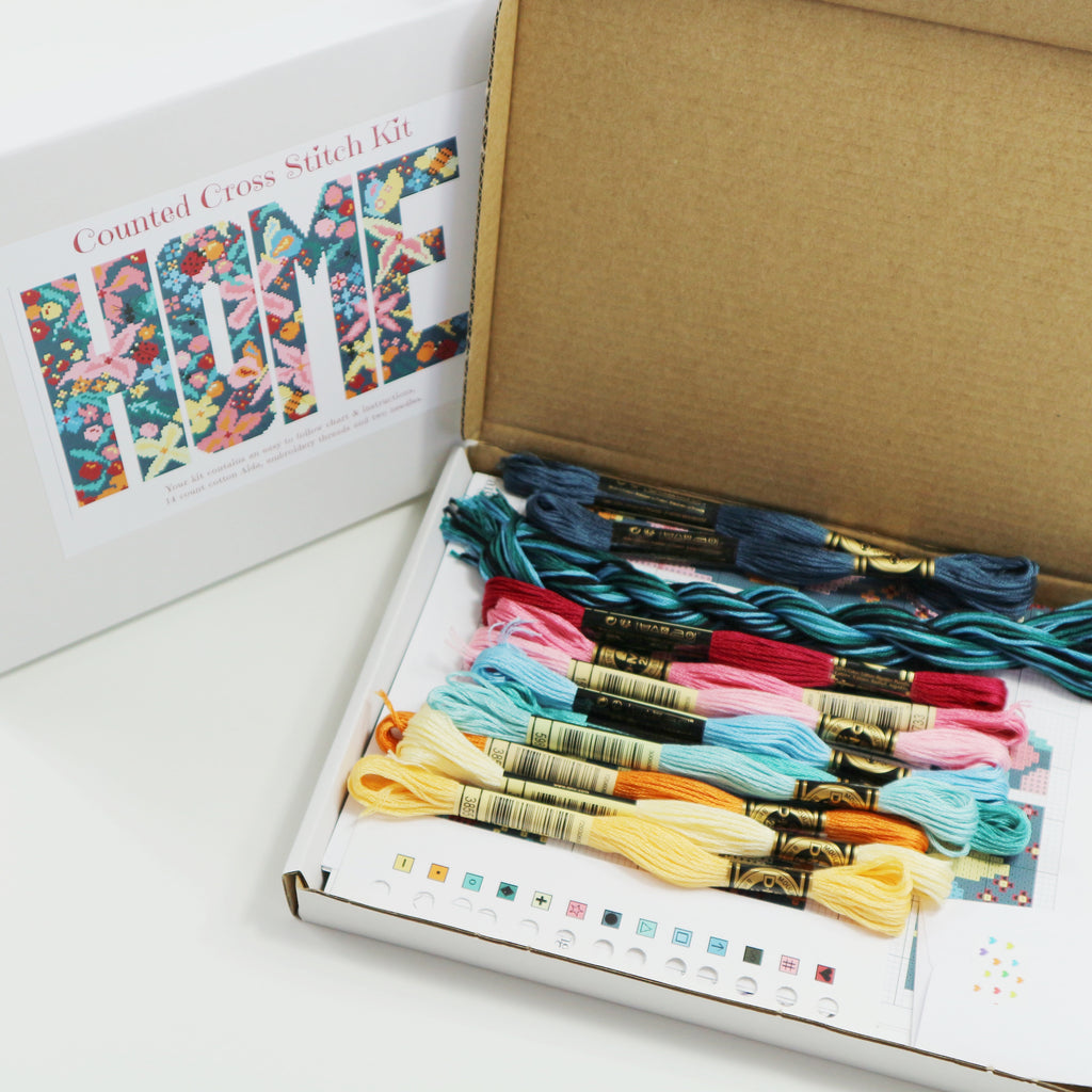 sewing kit gift for crafters with DMC treads