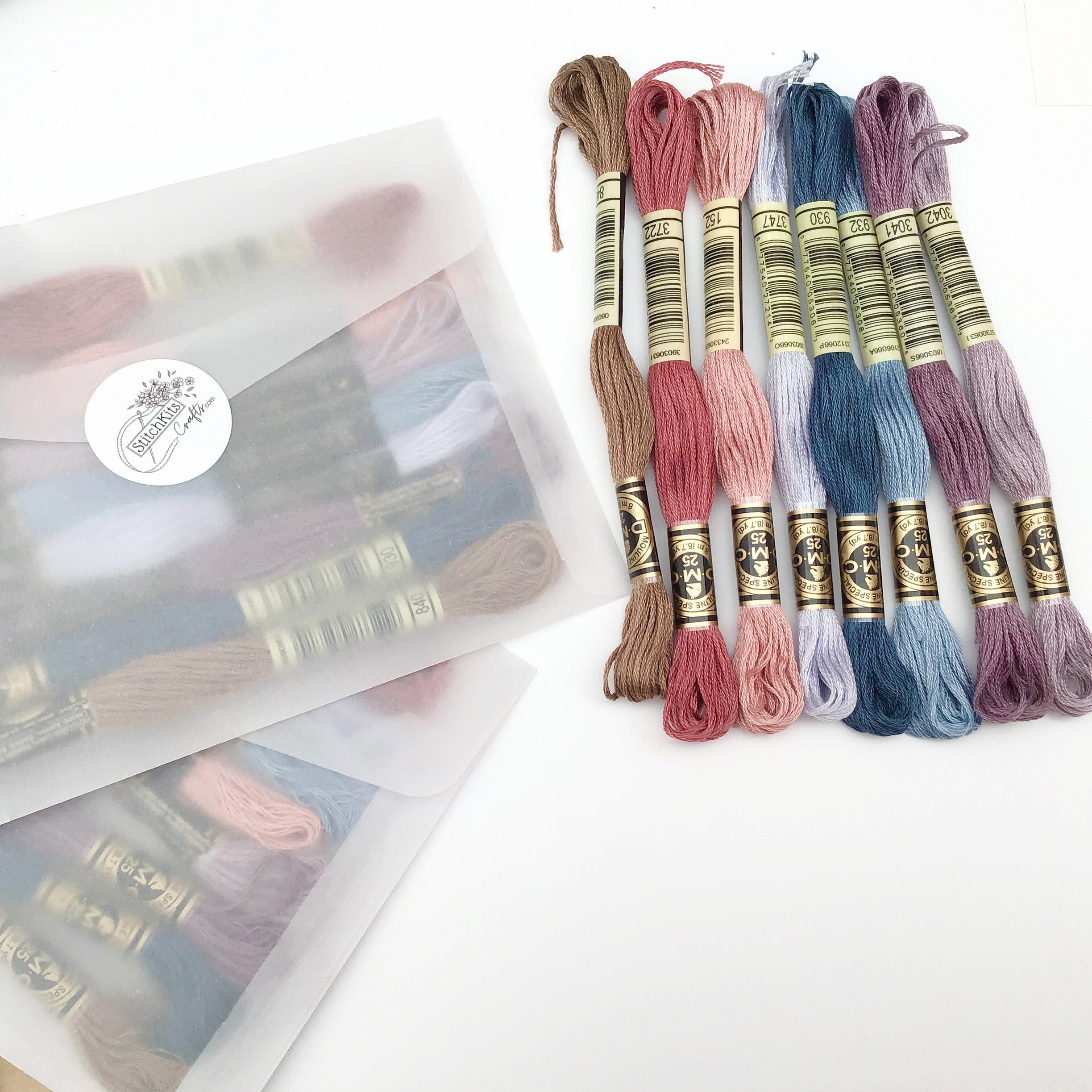 Dmc Collection Set DMC Thread Collection. Antique Velvet Colour Pallet. – StitchKits Crafts