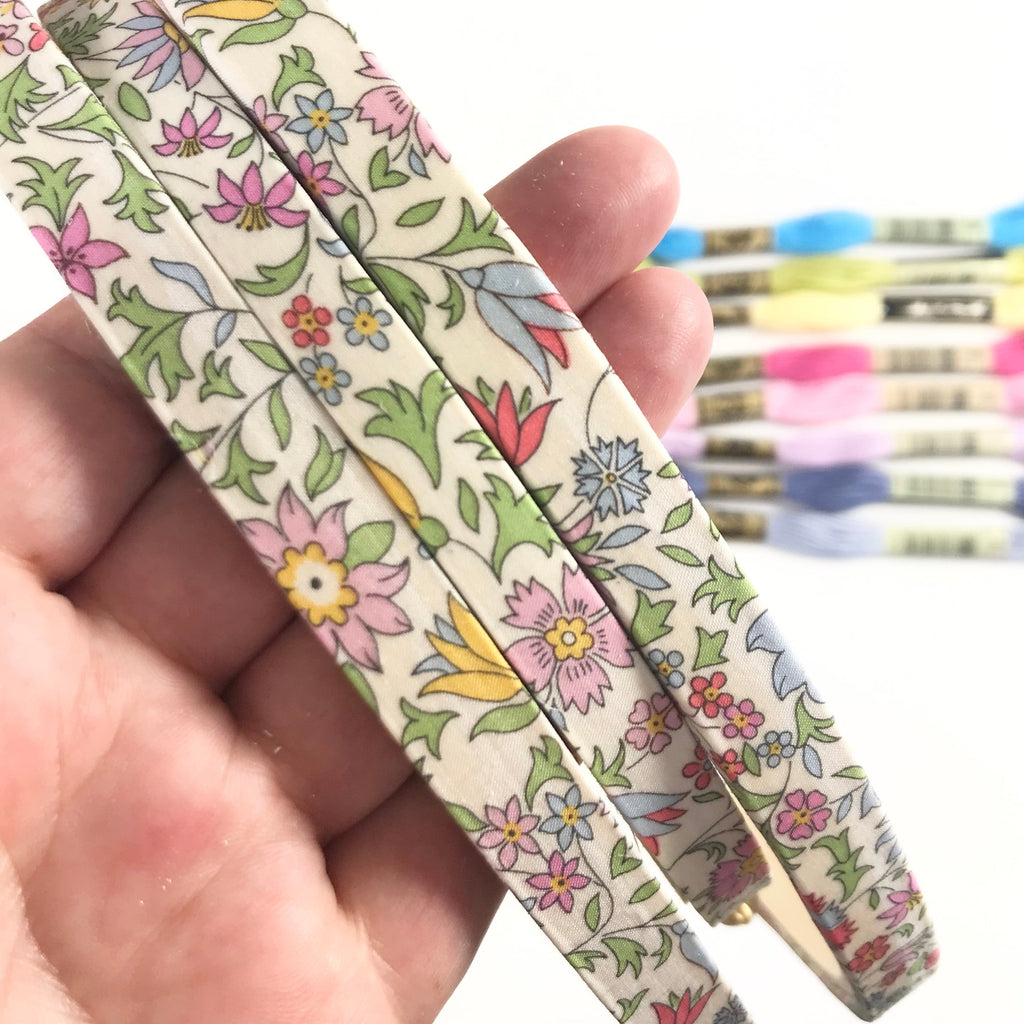 pretty summer embroidery hoops.