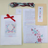 Dove Wedding Cross Stitch sampler Kit - StitchKits Crafts