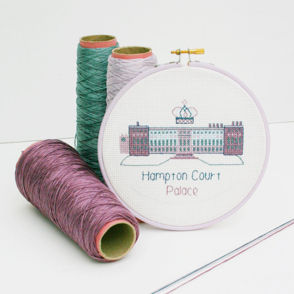 Hampton Court Palace Cross Stitch kit. - StitchKits Crafts