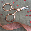 Mini Rose Gold Embroidery Scissors. 6.5 cm - StitchKits Crafts