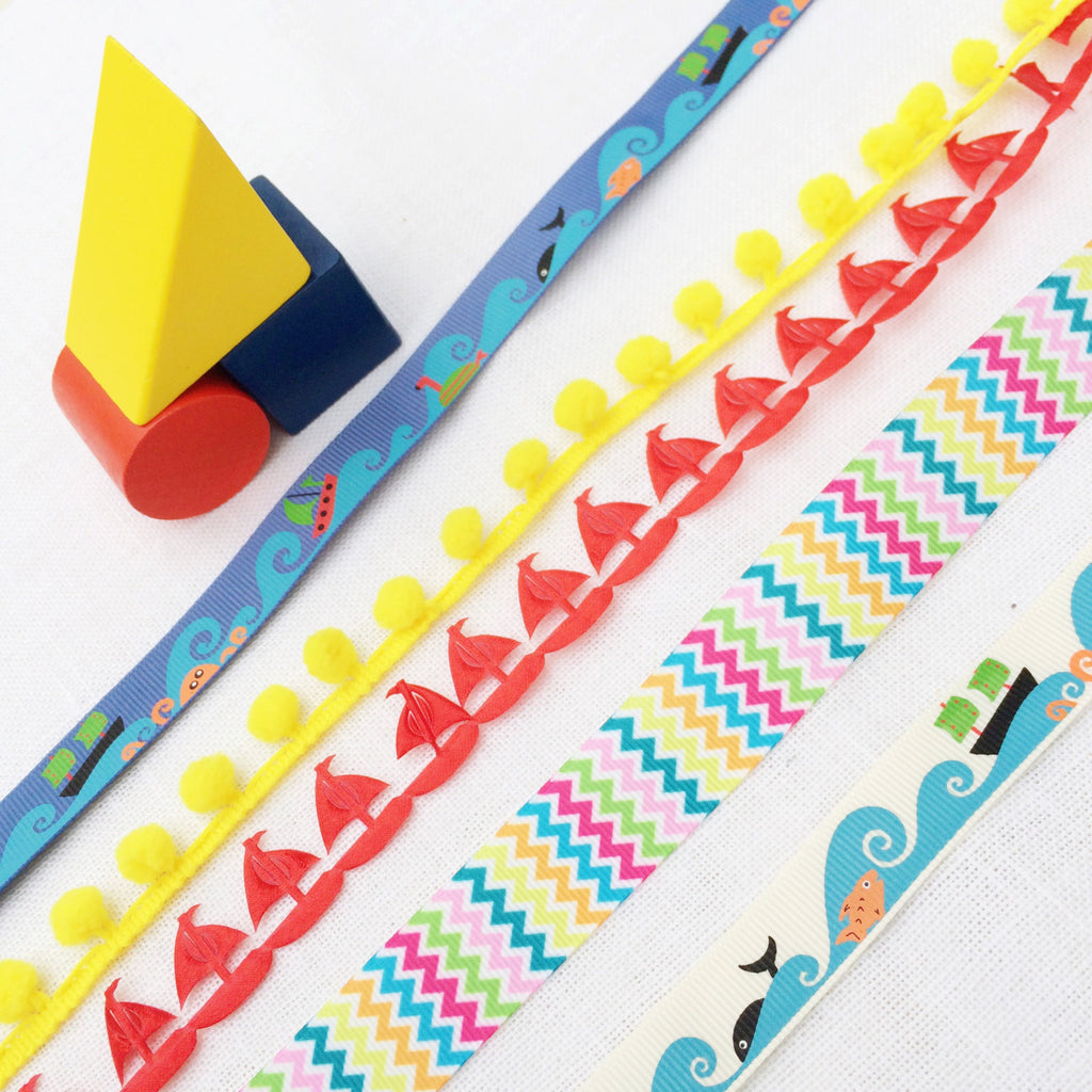 ocean wave ribbon collection - StitchKits Crafts