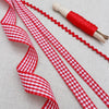 Red Gingham Ribbon - StitchKits Crafts