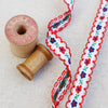Pretty Flower Red and Blue Ribbon Collection - StitchKits Crafts