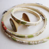 Floral Spring Green Fabric Tana Lawn Covered Embroidery Hoops - StitchKits Crafts