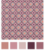 Maroon Purple 'Aida' Liberty Fabric Tana Lawn Covered Embroidery Hoops - StitchKits Crafts