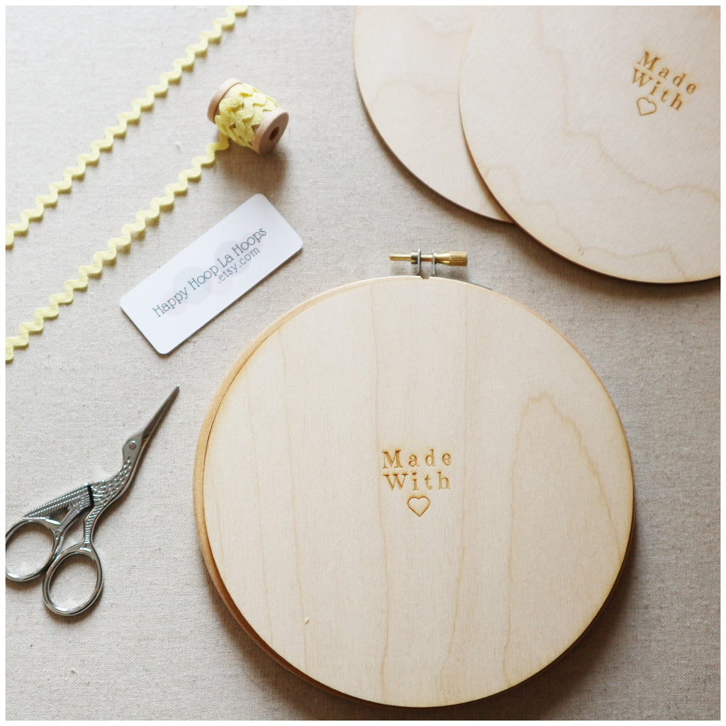 9 inch Wooden Backs - StitchKits Crafts