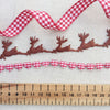 Reindeer and Red Plaid Ribbon Collection - StitchKits Crafts