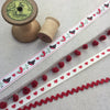 Christmas Robin, Heart and Mistletoe Ribbon Collection - StitchKits Crafts