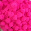 Neon Pink Pom Pom Trim - StitchKits Crafts