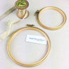 Metallic Gold Painted Embroidery Hoops - StitchKits Crafts